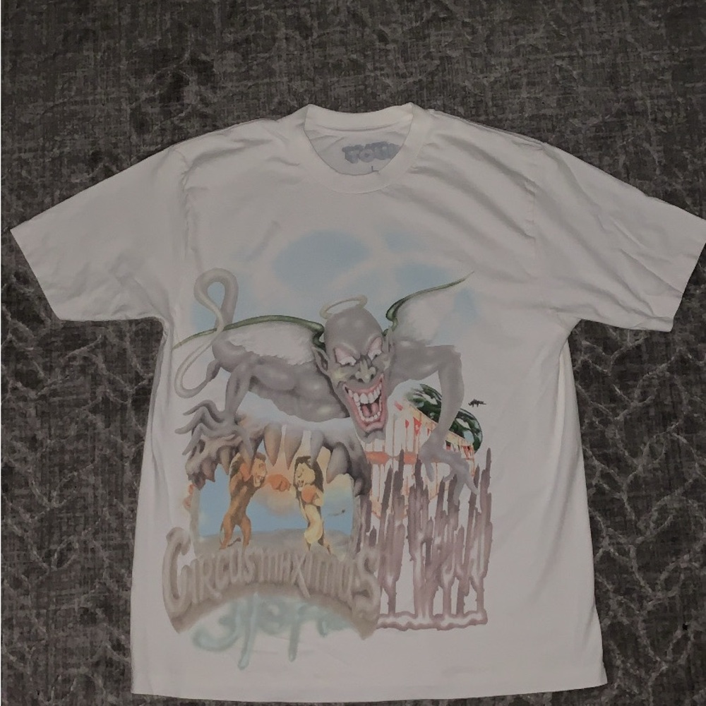 White Circus Maximus Graphic Tee